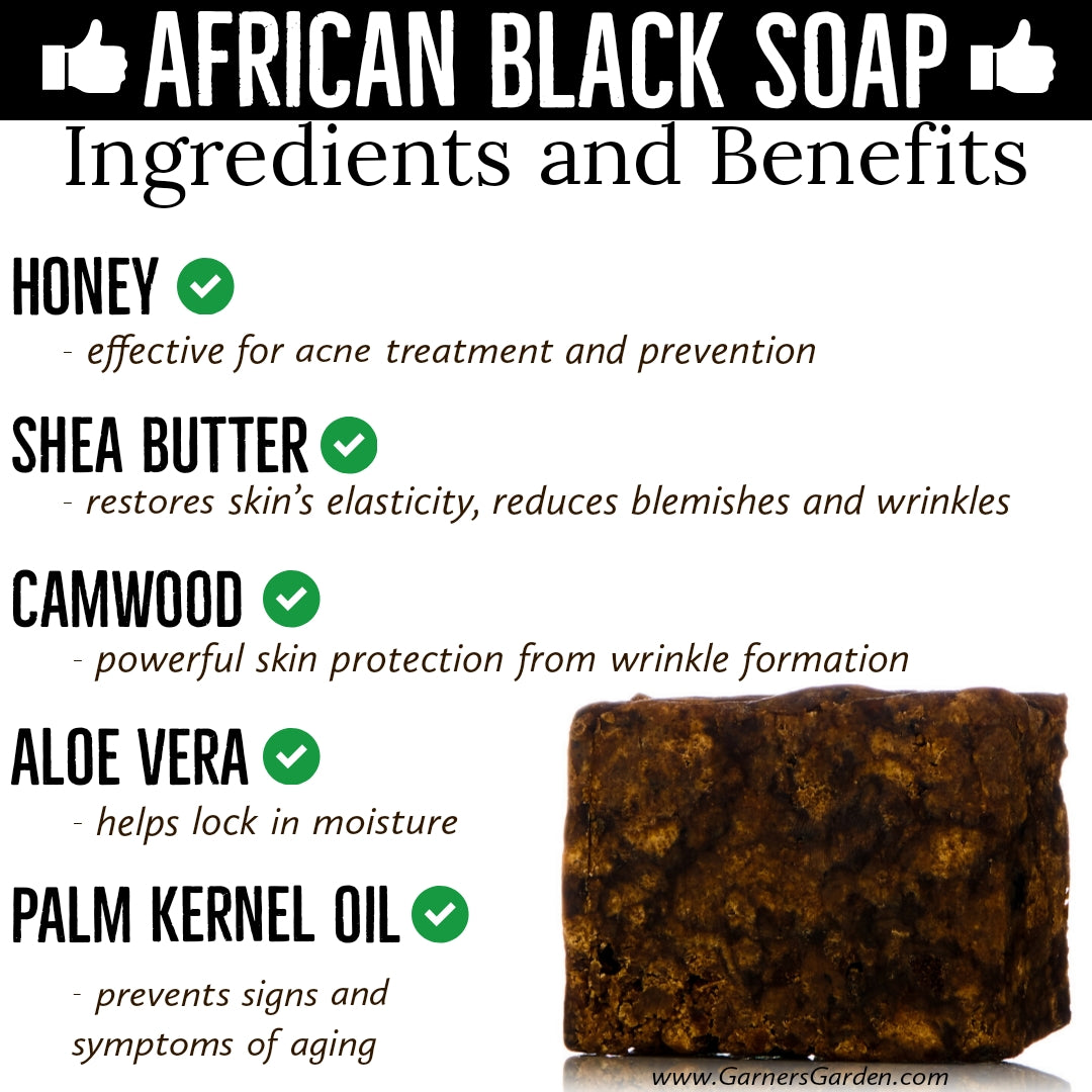 5lbs African Black Soap