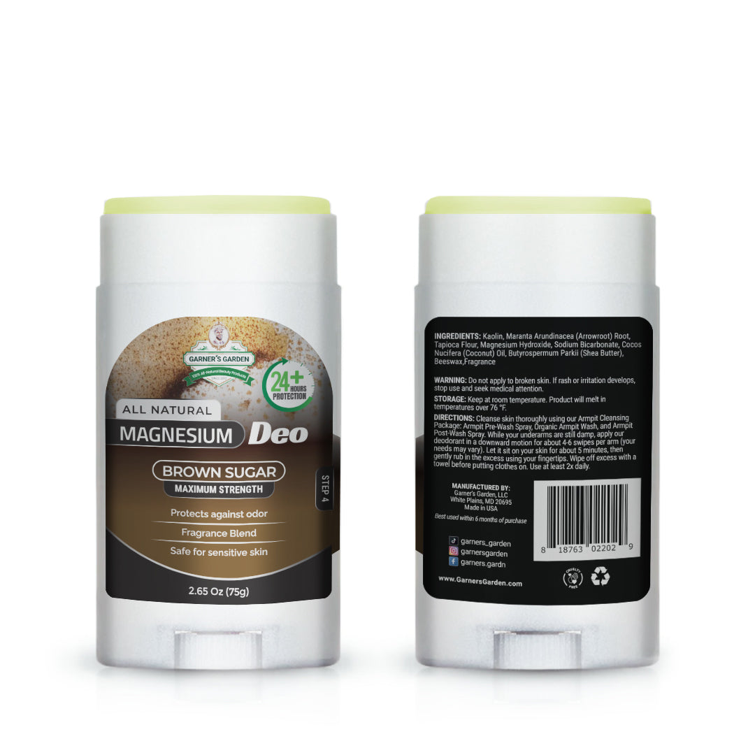 Magnesium Deodorant | 100% Natural WS (12 Pack Case)
