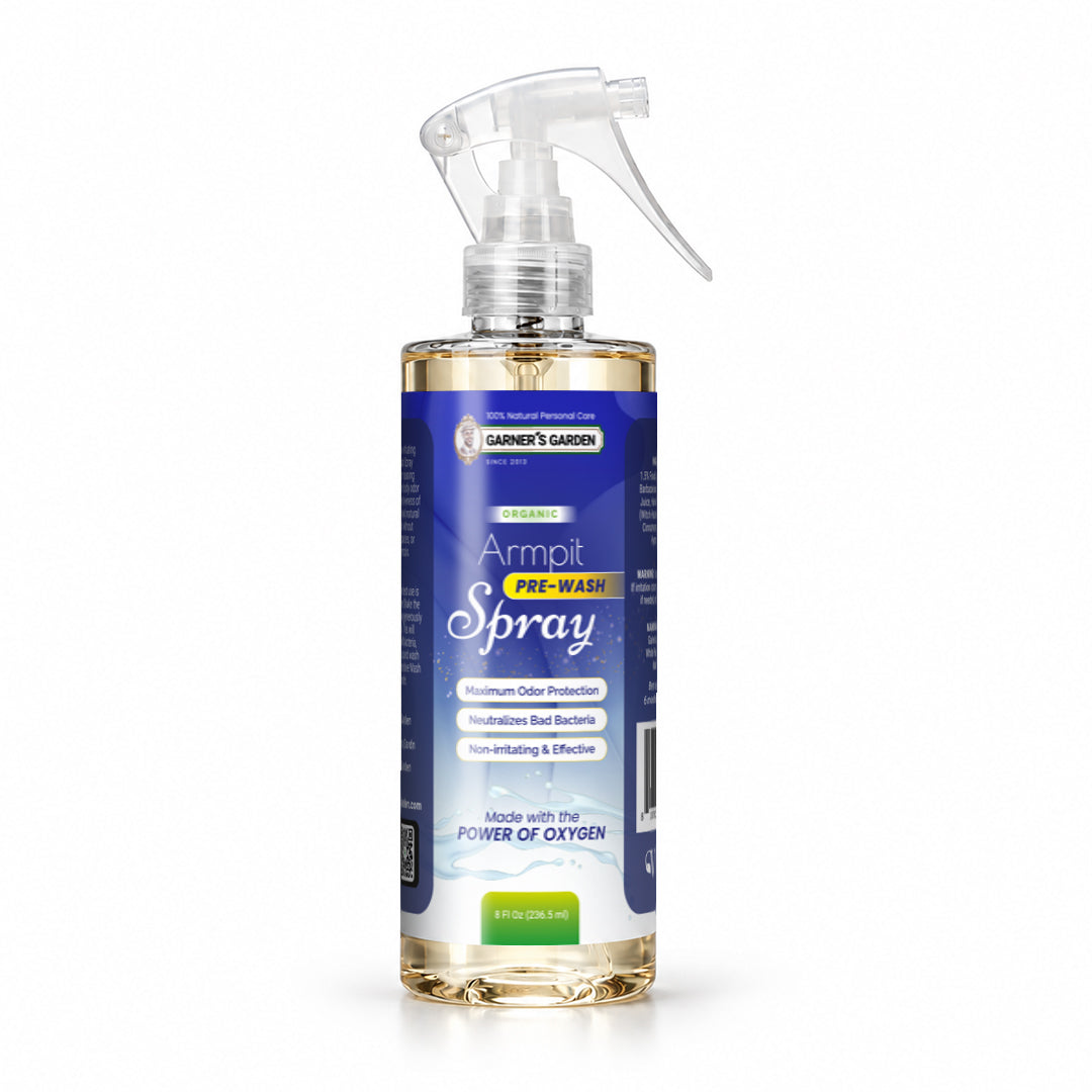 Armpit Pre-Wash Spray | Hydrogen Peroxide Treatment for Armpit Detox & Odor Control