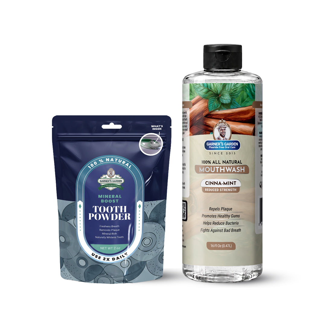 Natural Mouthwash and Tooth Powder | H2O2 | Antibacterial Fluoride-Free