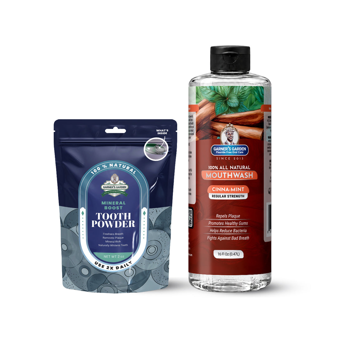 Natural Mouthwash and Tooth Powder | H2O2 | Antibacterial Fluoride-Free