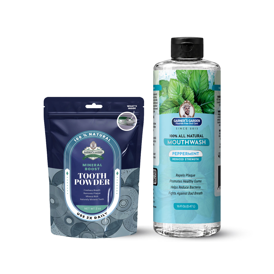 Natural Mouthwash and Tooth Powder | H2O2 | Antibacterial Fluoride-Free