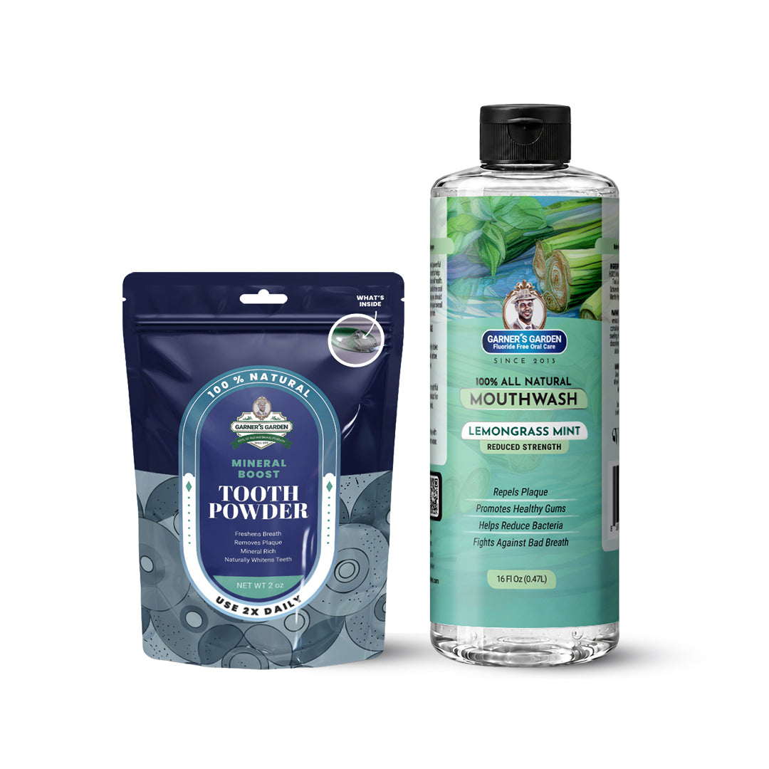 Natural Mouthwash and Tooth Powder | H2O2 | Antibacterial Fluoride-Free