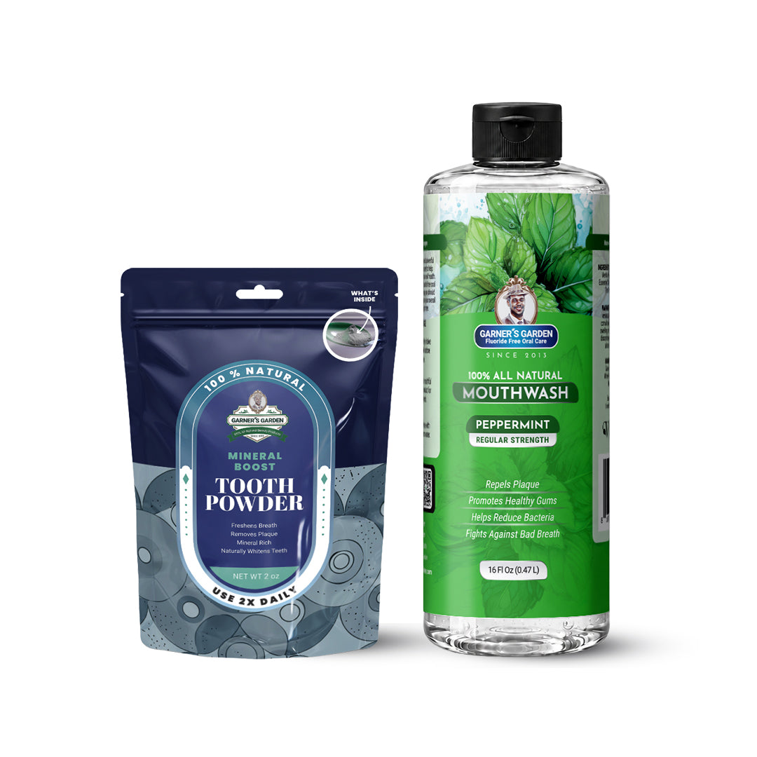 Natural Mouthwash and Tooth Powder | H2O2 | Antibacterial Fluoride-Free