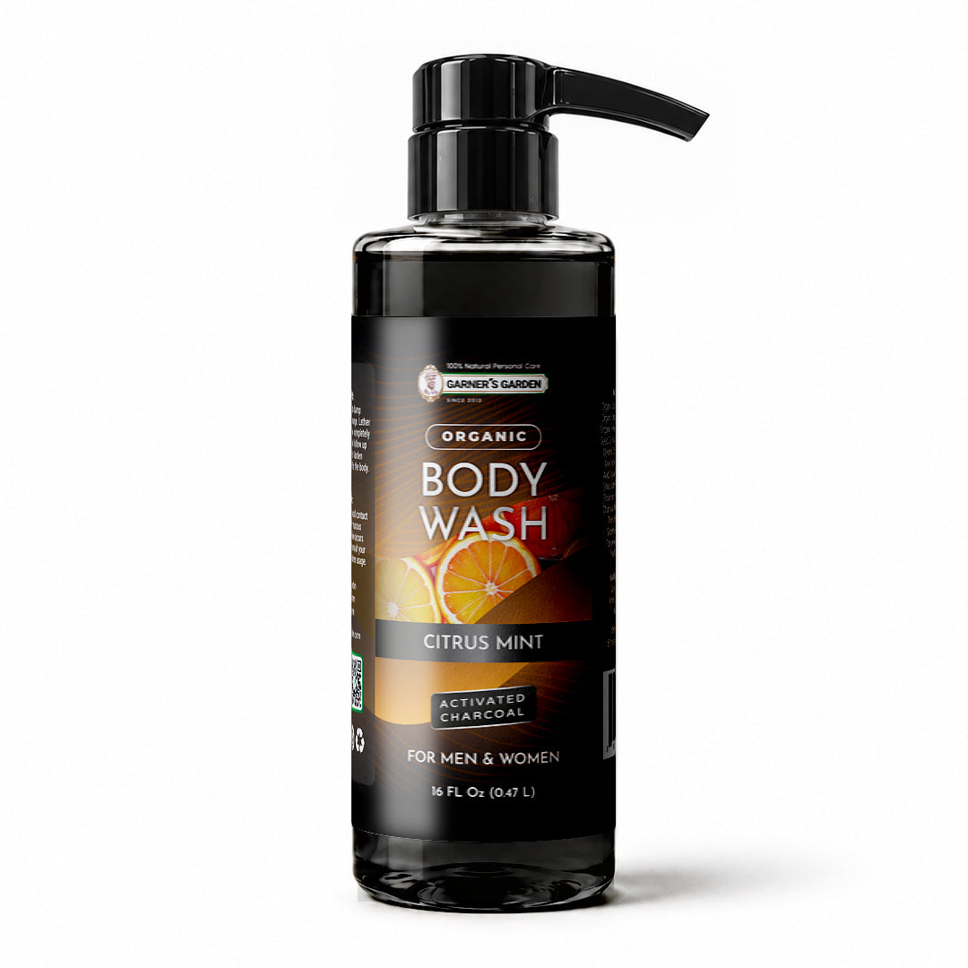 Activated Charcoal Organic Body Wash WS (12 Pack Case)