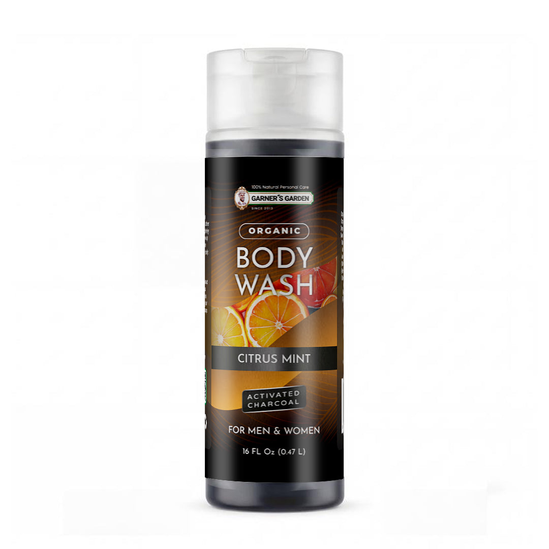 Activated Charcoal Organic Body Wash WS (12 Pack Case)