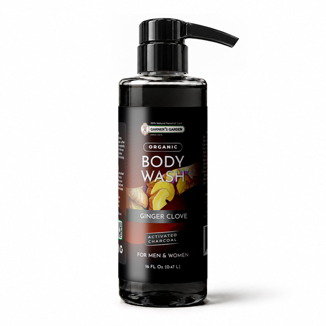Activated Charcoal Organic Body Wash WS (12 Pack Case)