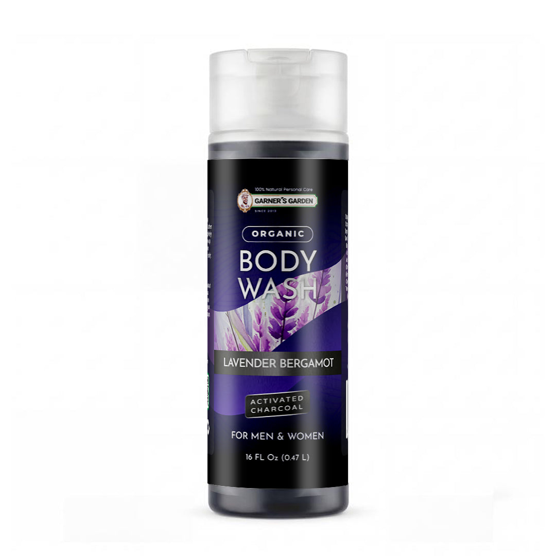 Activated Charcoal Organic Body Wash WS (12 Pack Case)