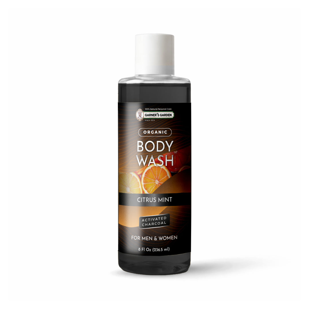 Activated Charcoal Organic Body Wash WS (12 Pack Case)