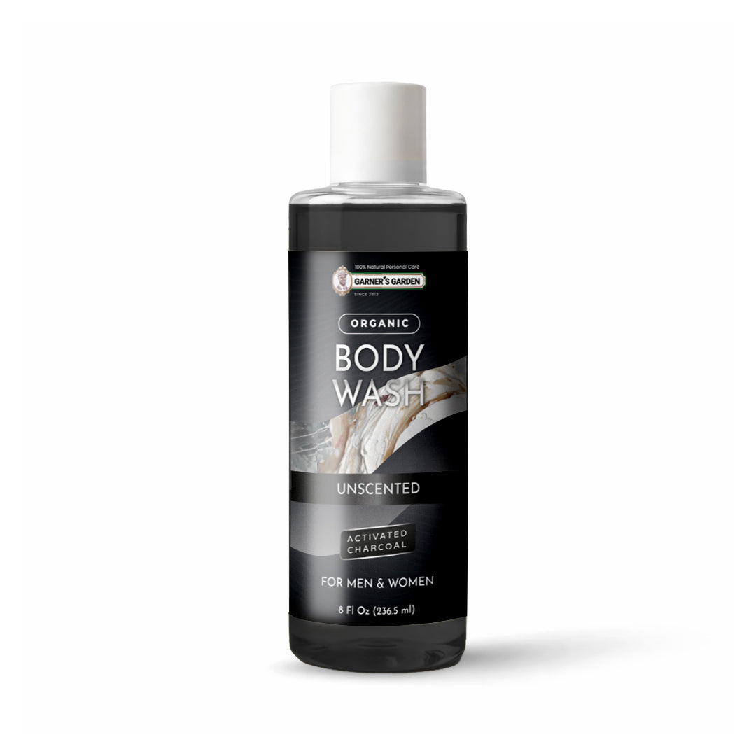 Activated Charcoal Organic Body Wash WS (12 Pack Case)