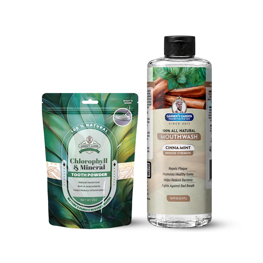 Natural Mouthwash and Tooth Powder | H2O2 | Antibacterial Fluoride-Free