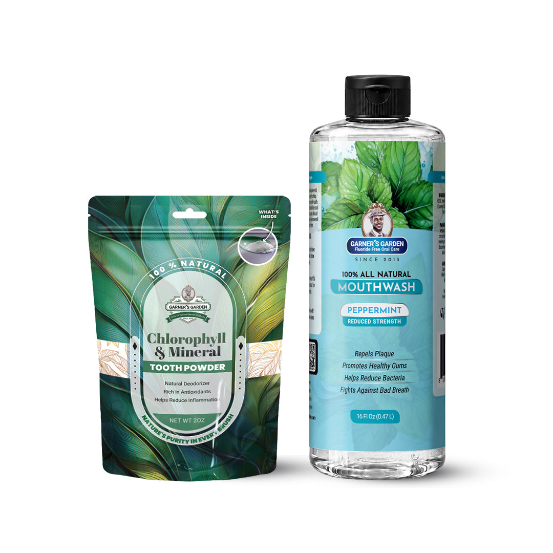 Natural Mouthwash and Tooth Powder | H2O2 | Antibacterial Fluoride-Free