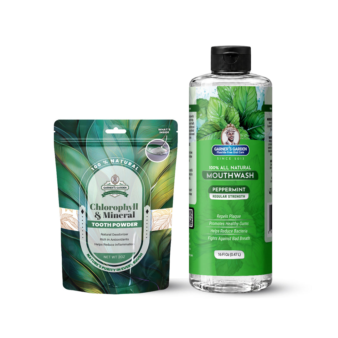 Natural Mouthwash and Tooth Powder | H2O2 | Antibacterial Fluoride-Free