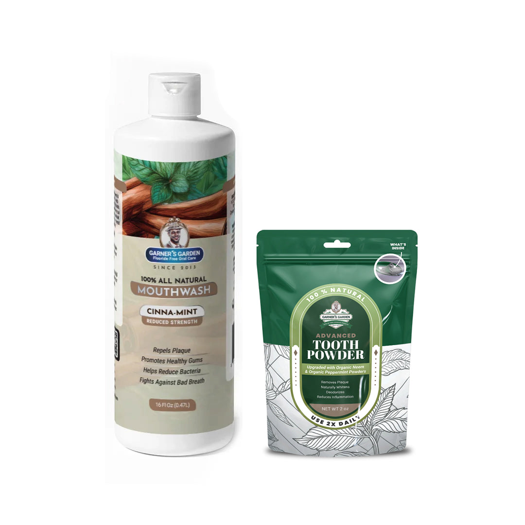 Natural Mouthwash and Tooth Powder | H2O2 | Antibacterial Fluoride-Free