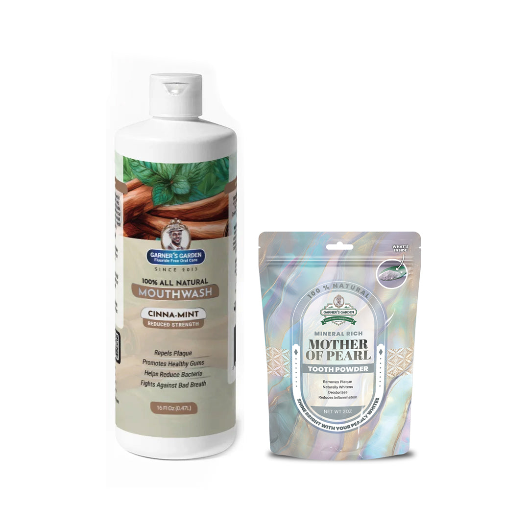 Natural Mouthwash and Tooth Powder | H2O2 | Antibacterial Fluoride-Free