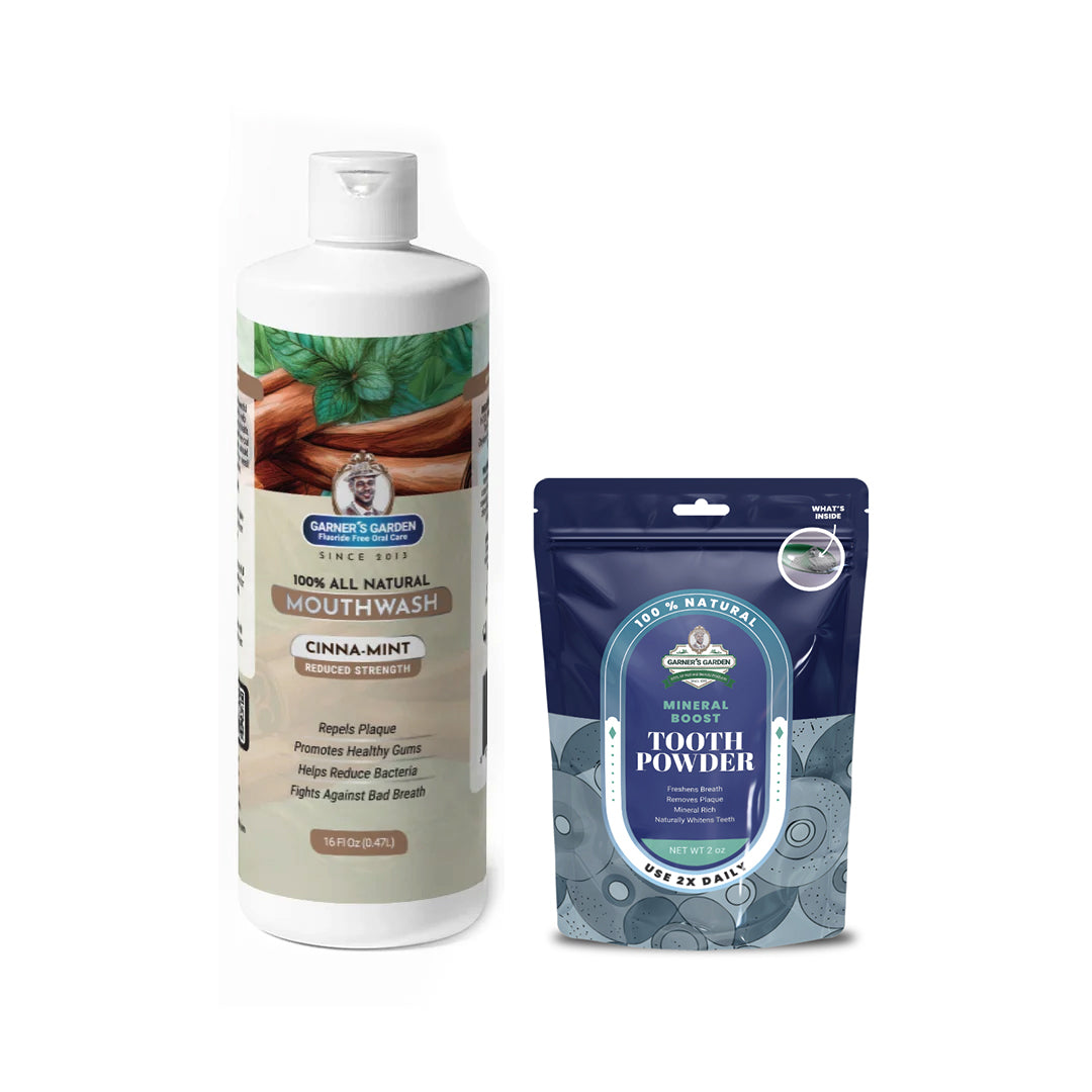 Natural Mouthwash and Tooth Powder | H2O2 | Antibacterial Fluoride-Free