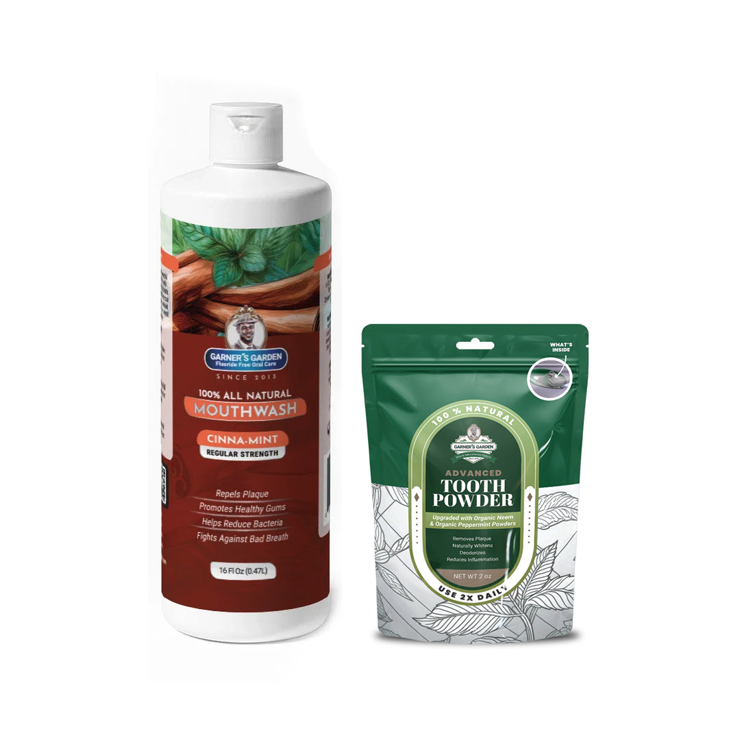 Natural Mouthwash and Tooth Powder | H2O2 | Antibacterial Fluoride-Free