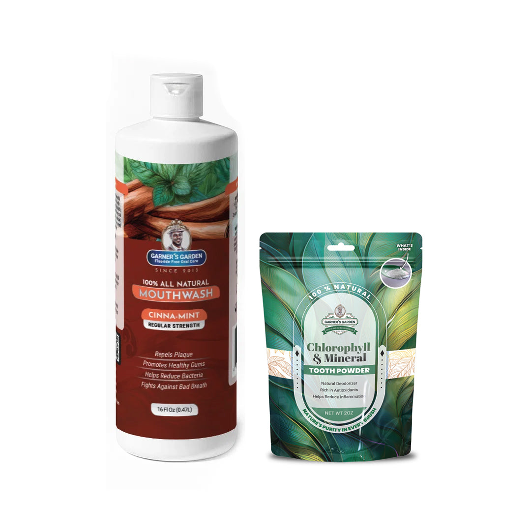 Natural Mouthwash and Tooth Powder | H2O2 | Antibacterial Fluoride-Free