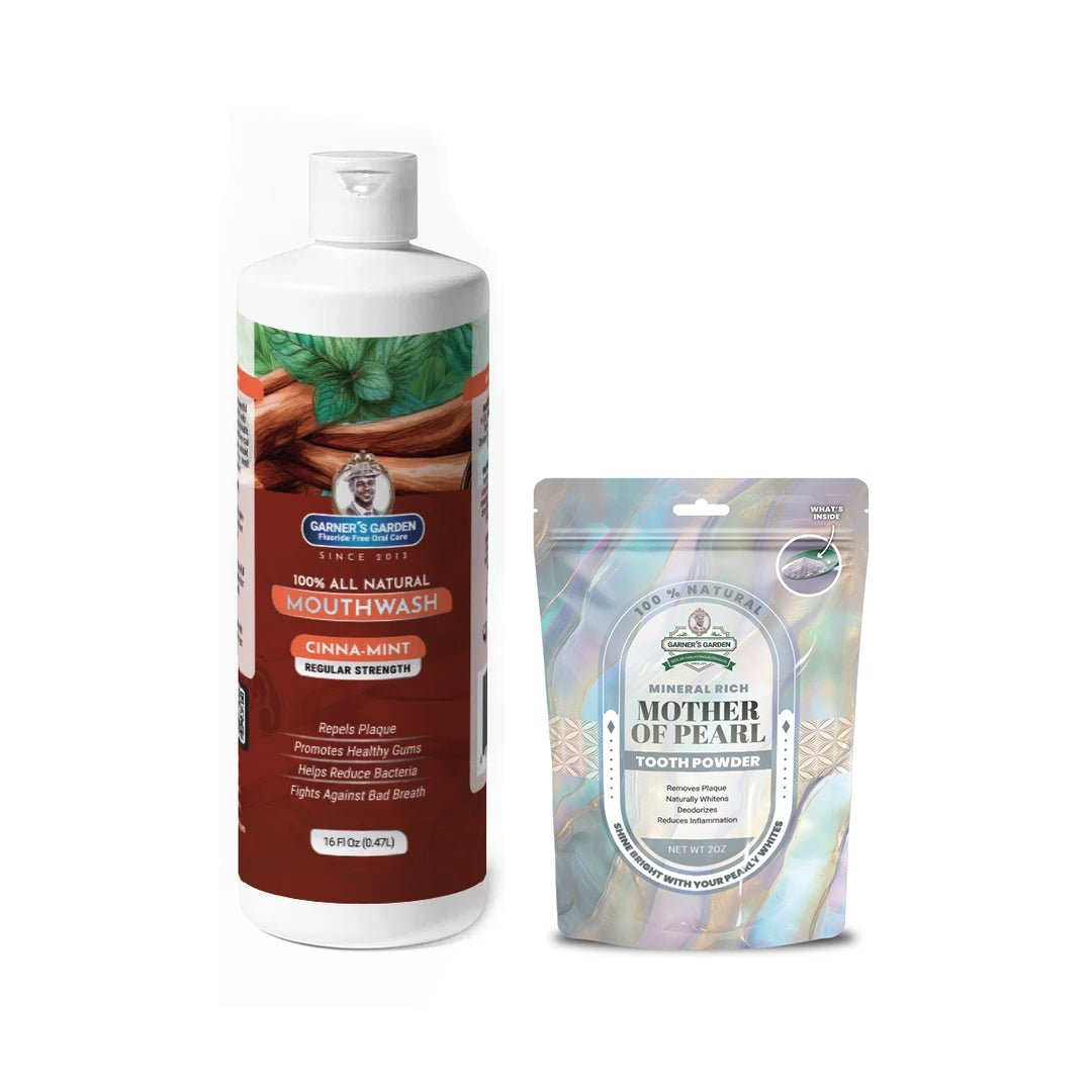 Natural Mouthwash and Tooth Powder | H2O2 | Antibacterial Fluoride-Free