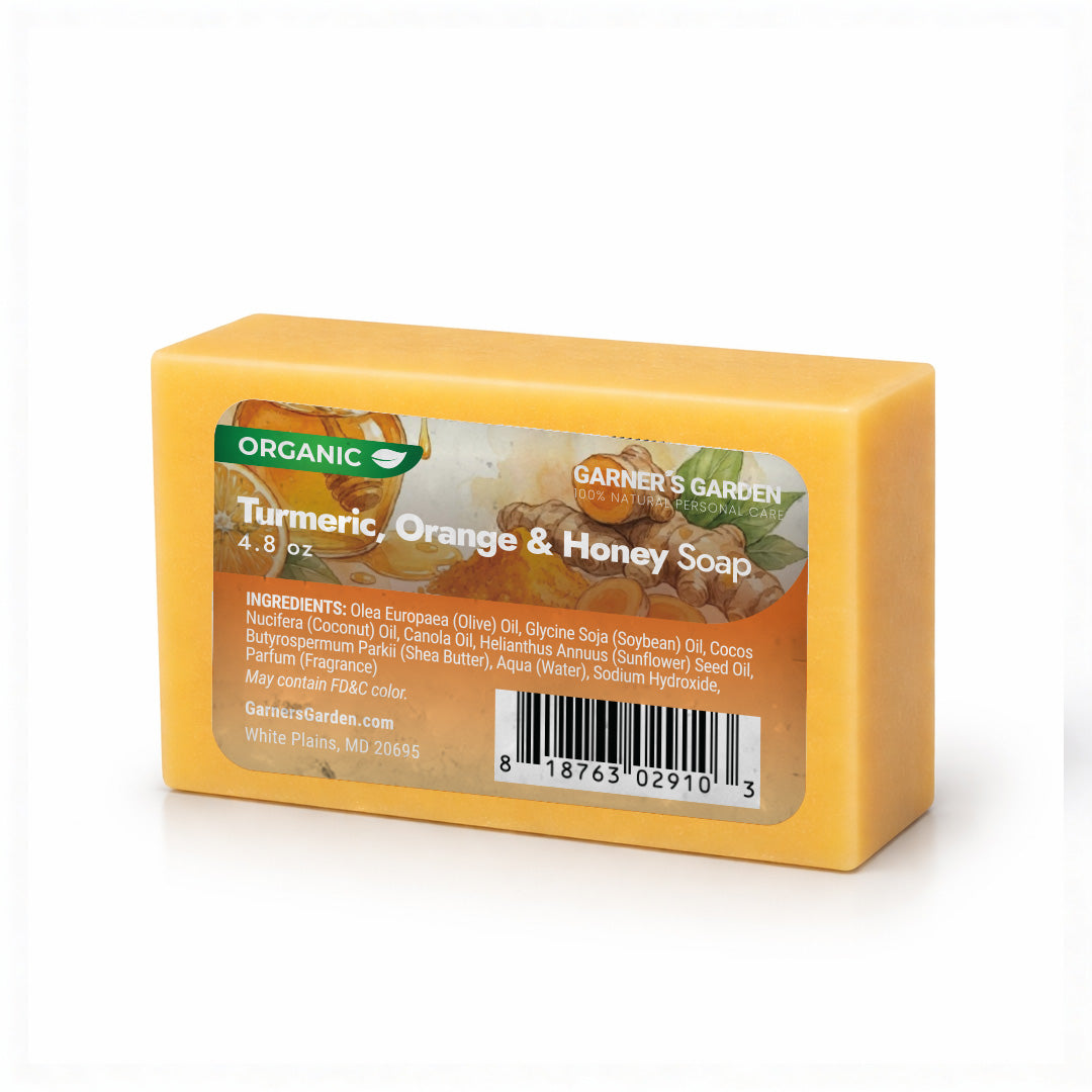 Turmeric, Orange & Honey Soap (OF)