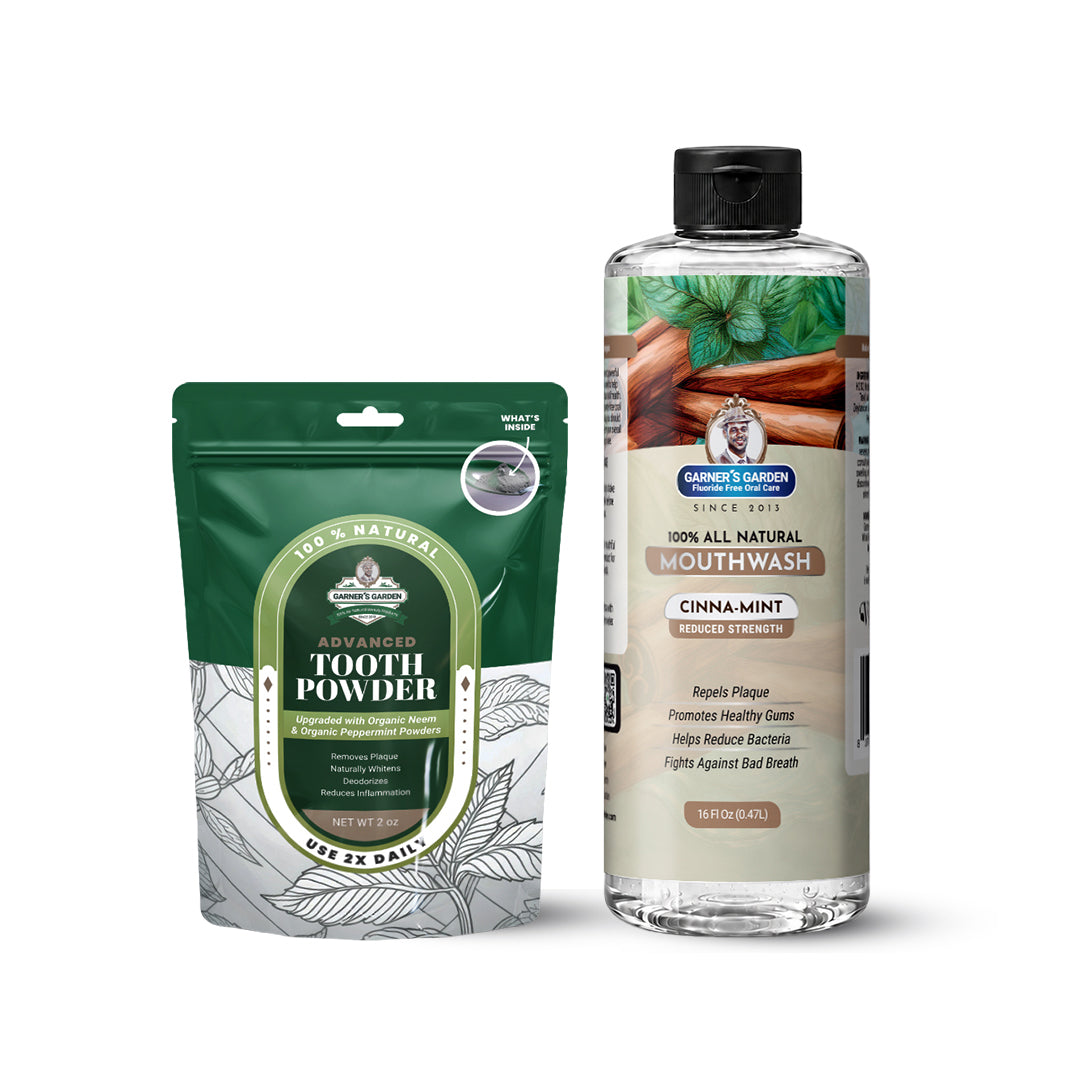 Natural Mouthwash and Tooth Powder | H2O2 | Antibacterial Fluoride-Free