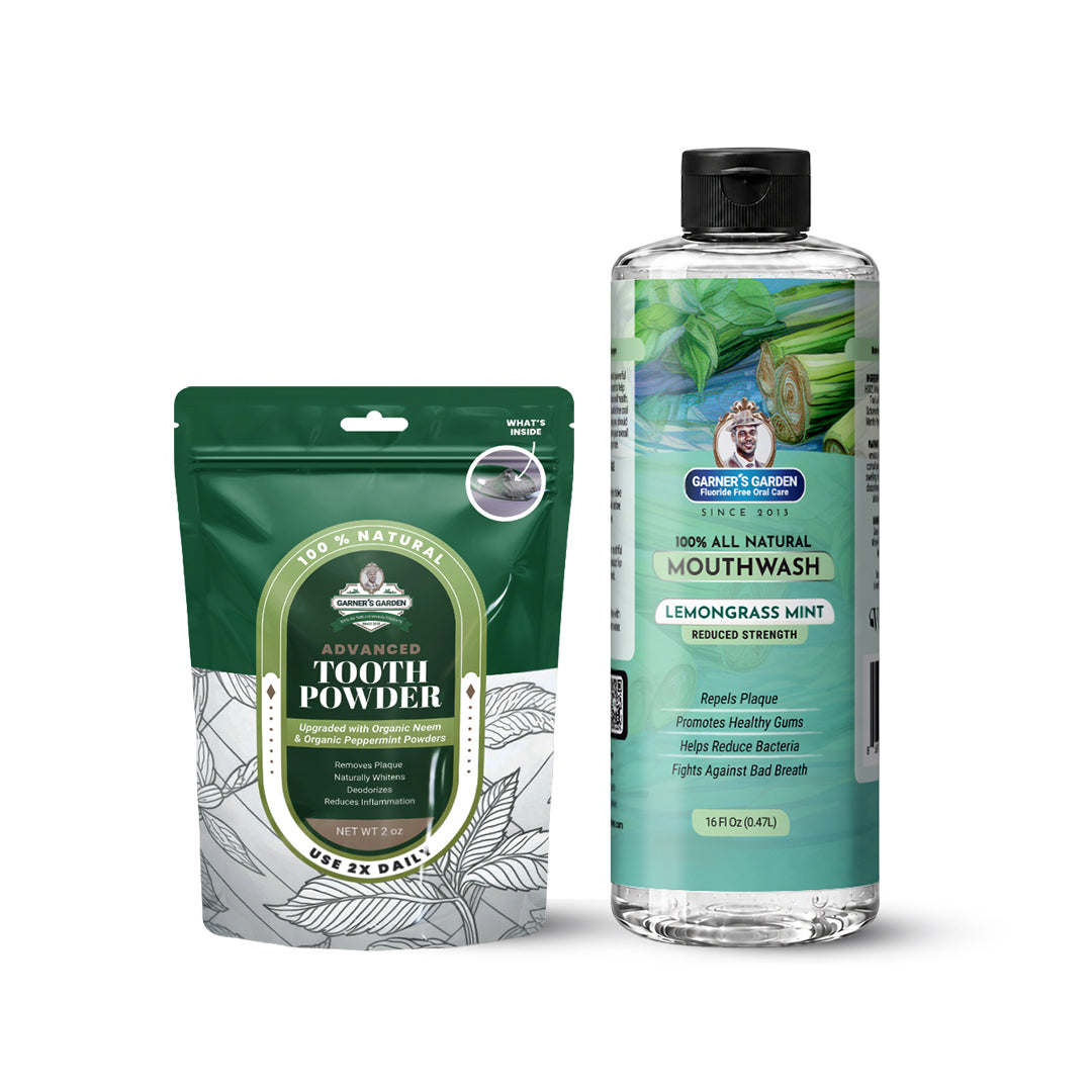 Natural Mouthwash and Tooth Powder | H2O2 | Antibacterial Fluoride-Free