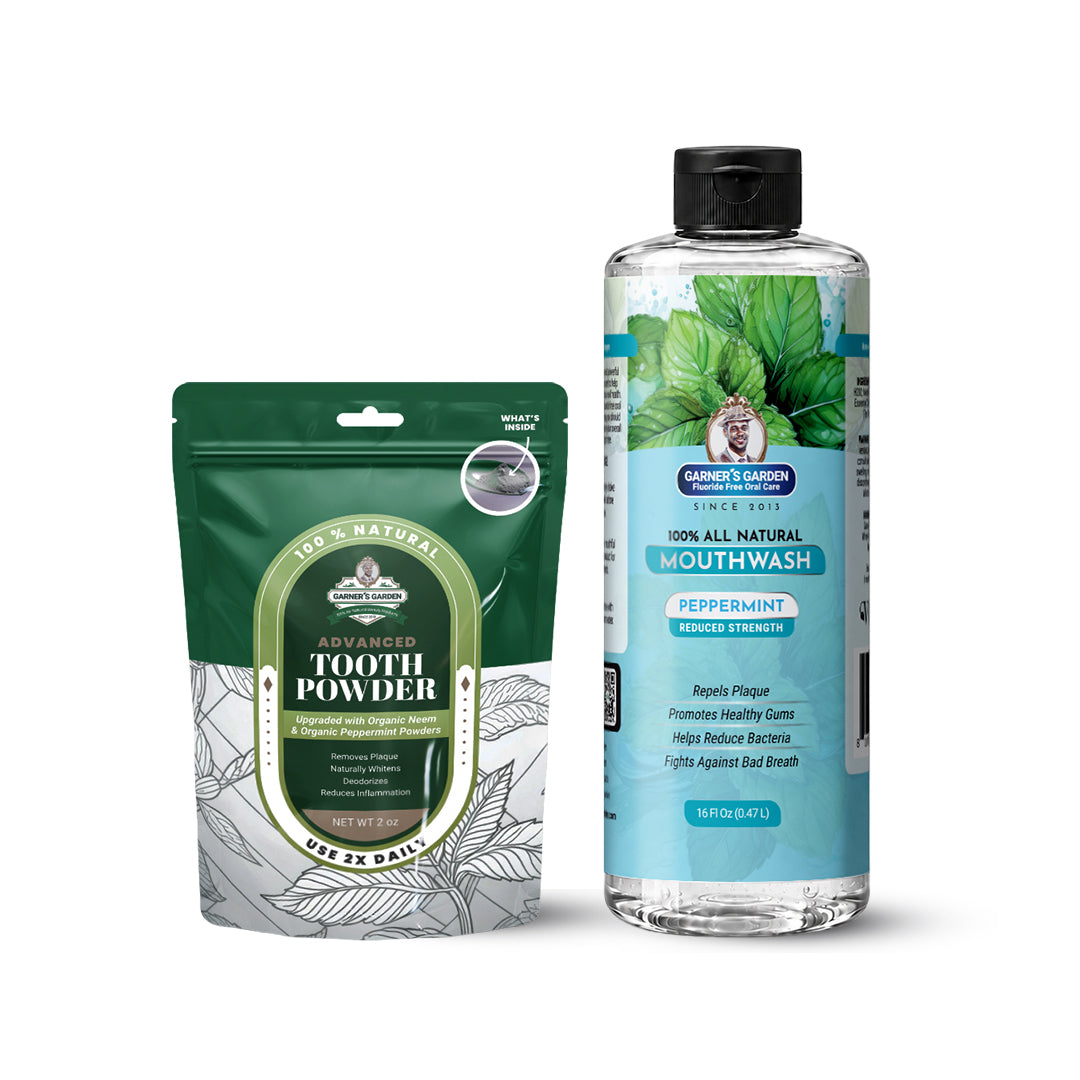 Natural Mouthwash and Tooth Powder | H2O2 | Antibacterial Fluoride-Free