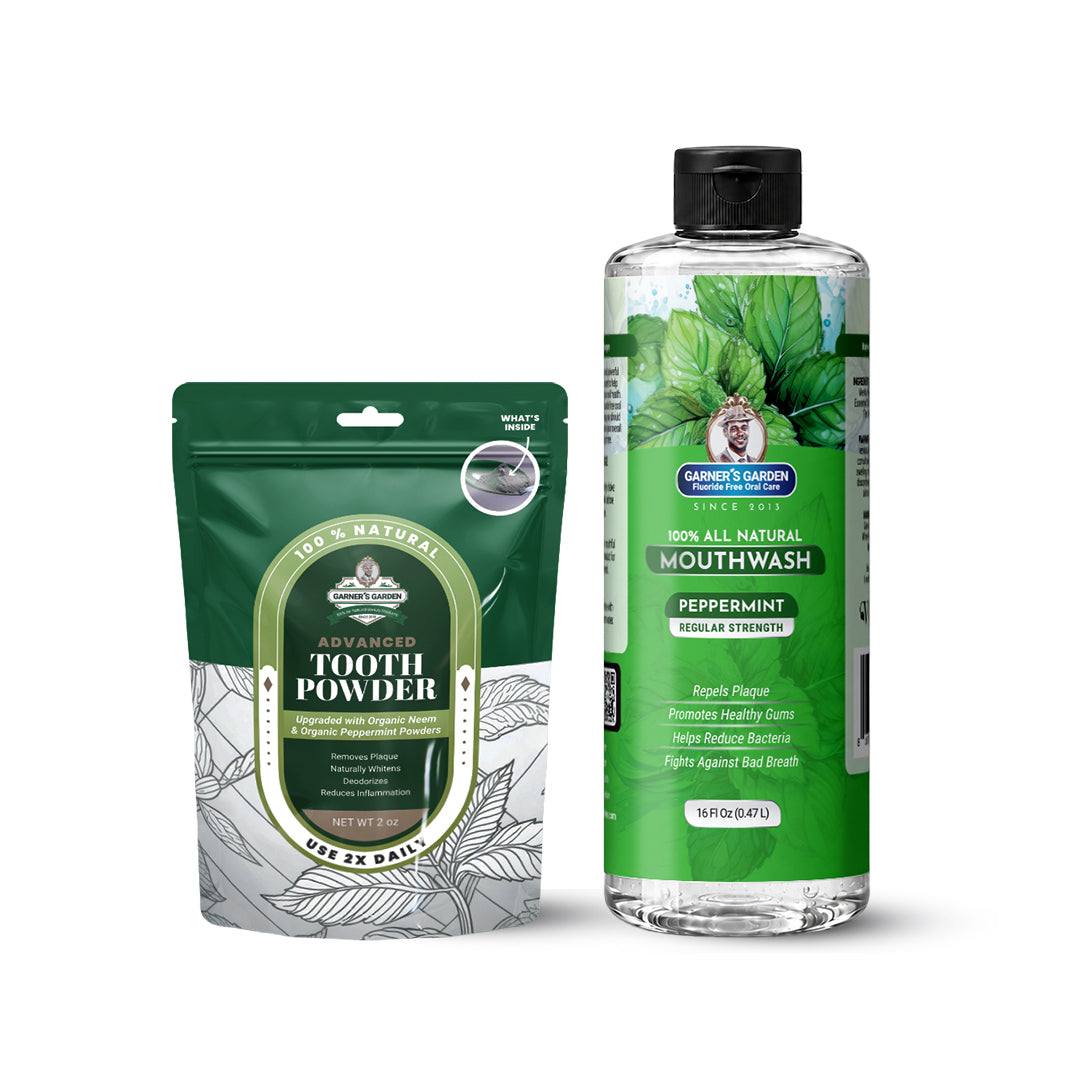 Natural Mouthwash and Tooth Powder | H2O2 | Antibacterial Fluoride-Free