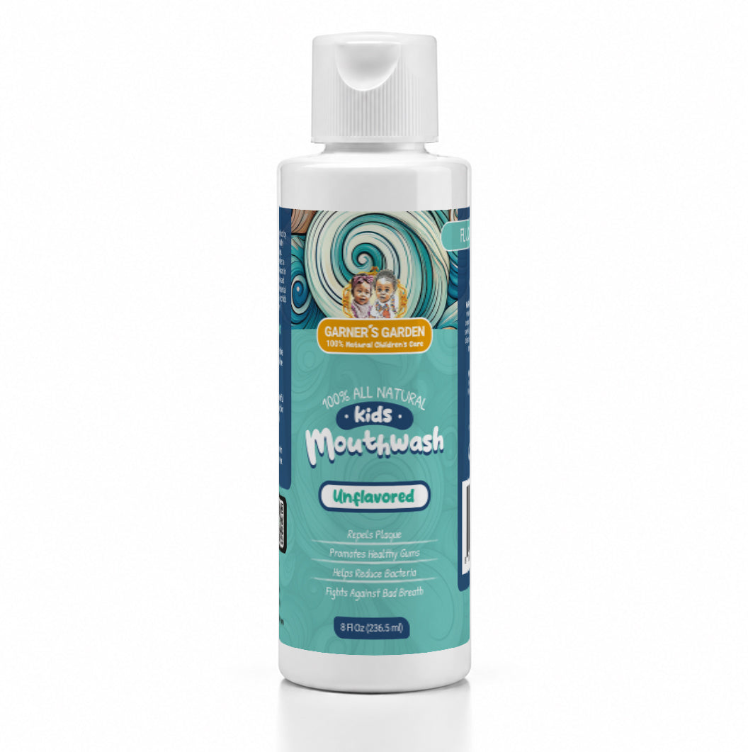 Kid's Natural Mouthwash | H2O2 | Antibacterial Fluoride-Free WS (12 Pack Case)
