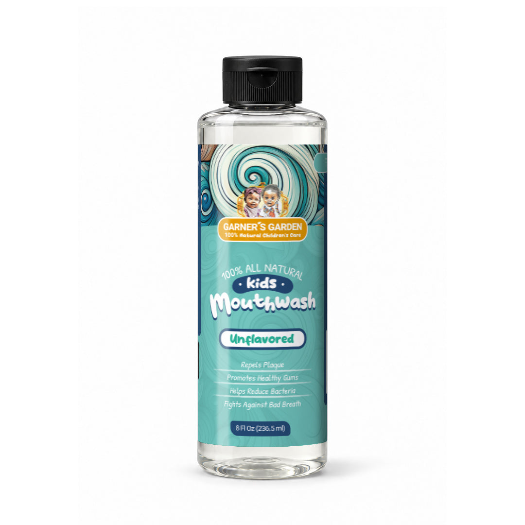 Kid's Natural Mouthwash | H2O2 | Antibacterial Fluoride-Free WS (12 Pack Case)