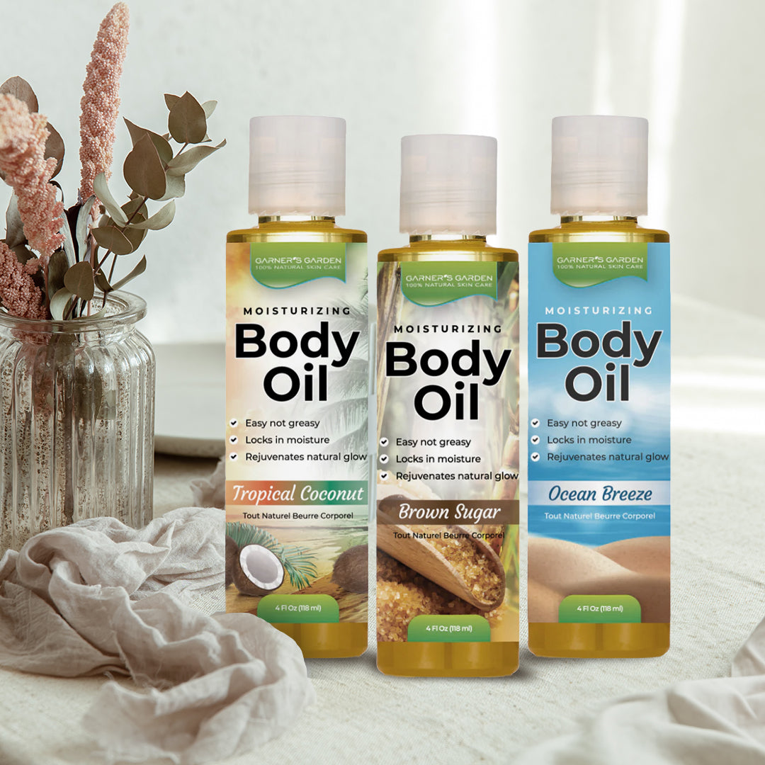All-Natural Fragrance Body Oil | Garner's Garden Ocean Breeze Body Oil