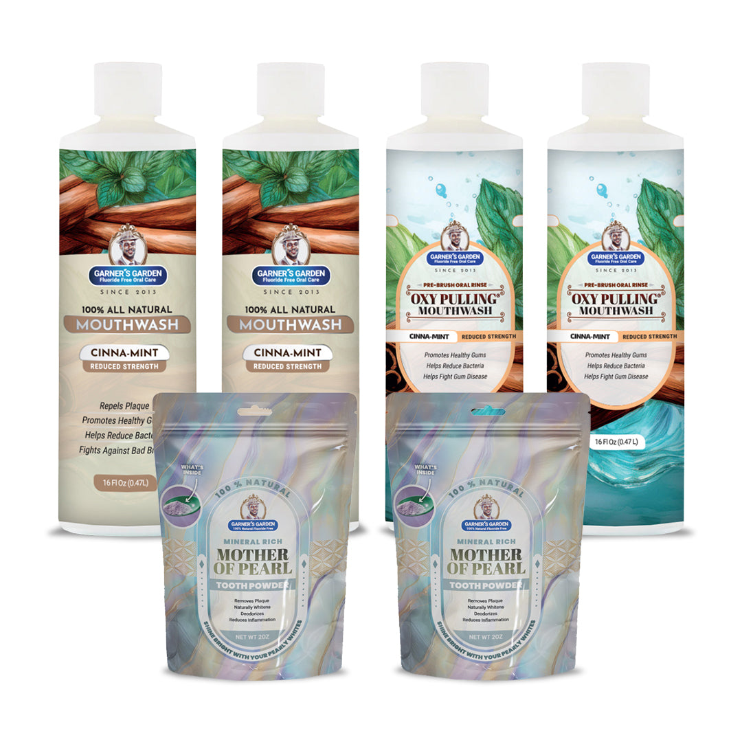 2 Pack Oral Care Package | Trio | H2O2 | Fluoride Free