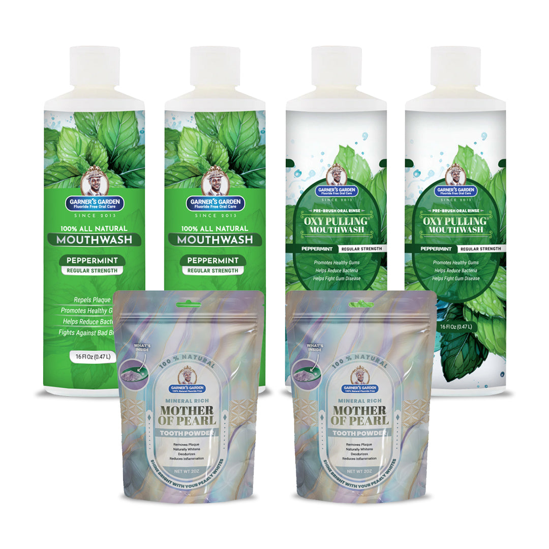 2 Pack Oral Care Package | Trio | H2O2 | Fluoride Free