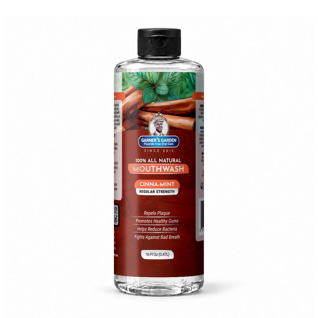 Natural Mouthwash | H2O2 | Antibacterial Fluoride-Free | WS (12 Pack Case)