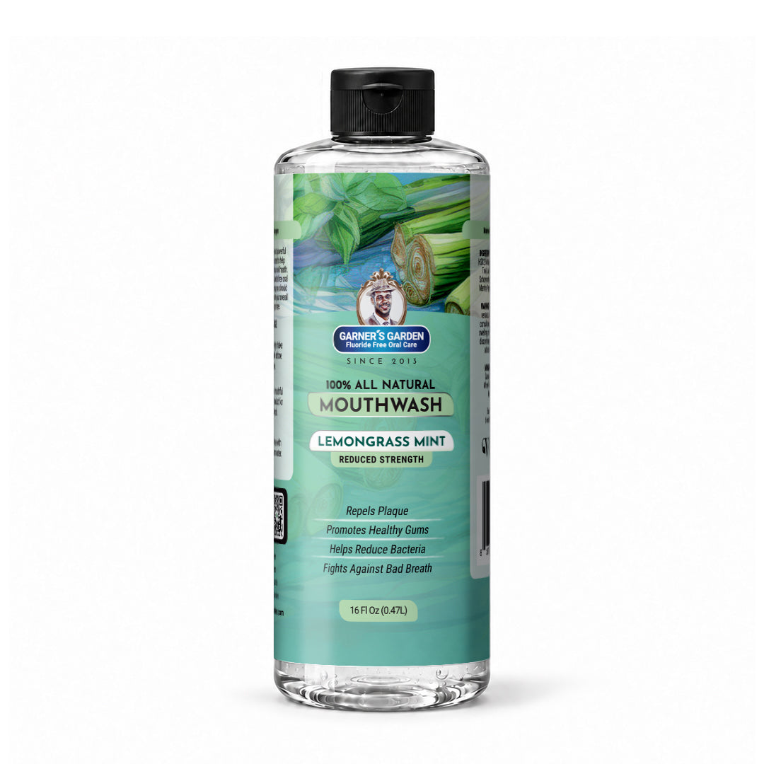 Natural Mouthwash | H2O2 | Antibacterial Fluoride-Free | WS (12 Pack Case)