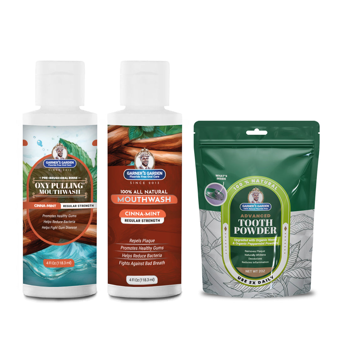 Travel Sized Oral Care Trio | Trio | H2O2 | Fluoride Free