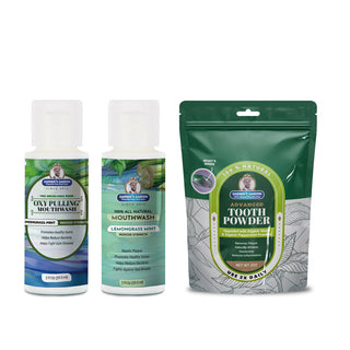 Travel Sized Oral Care Trio | Trio | H2O2 | Fluoride Free