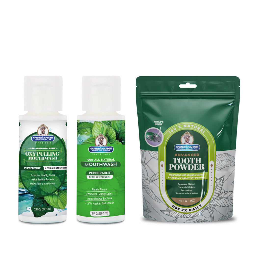 Travel Sized Oral Care Trio | Trio | H2O2 | Fluoride Free