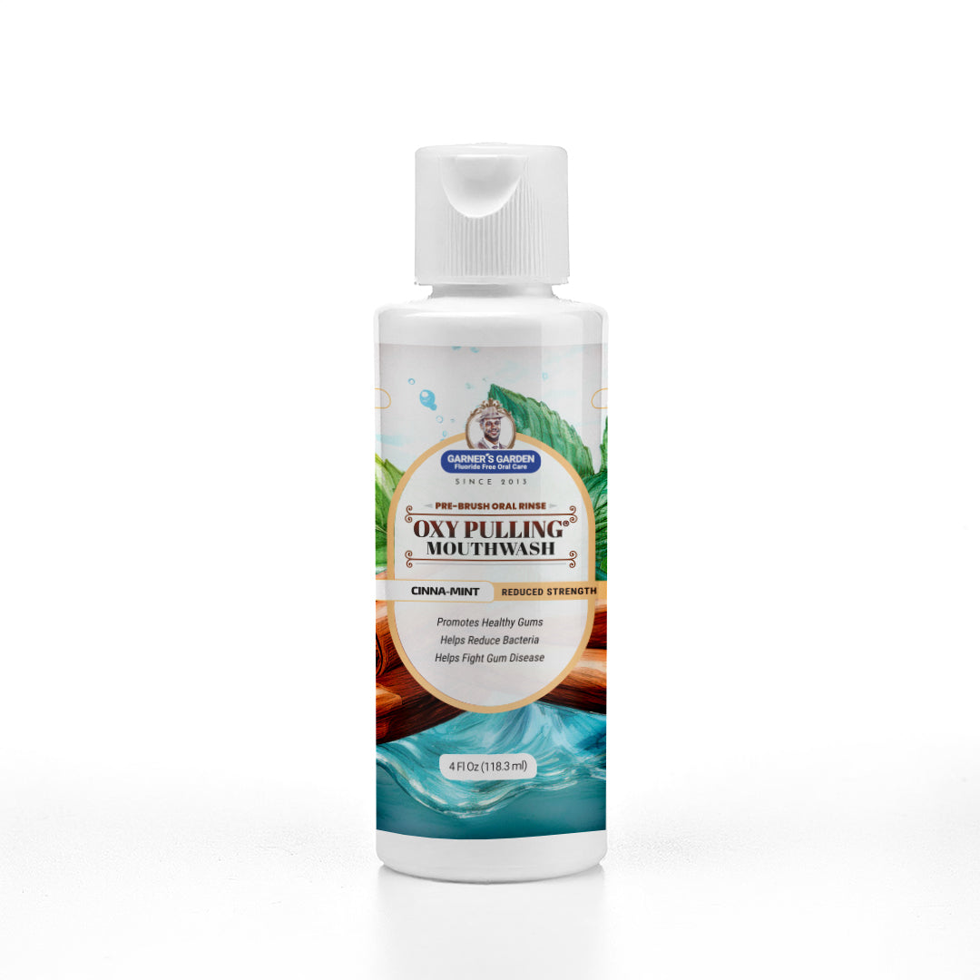 Travel Sized Oxy Pulling Mouthwash | Activated Charcoal | H2O2