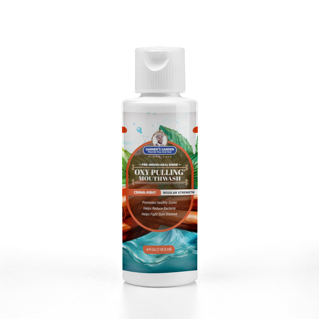 Travel Sized Oxy Pulling Mouthwash | Activated Charcoal | H2O2