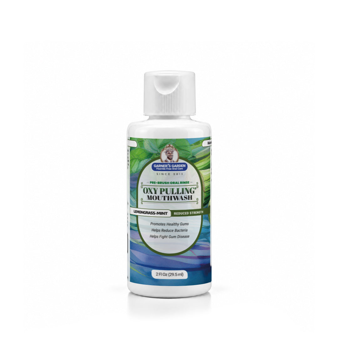 Travel Sized Oxy Pulling Mouthwash | Activated Charcoal | H2O2