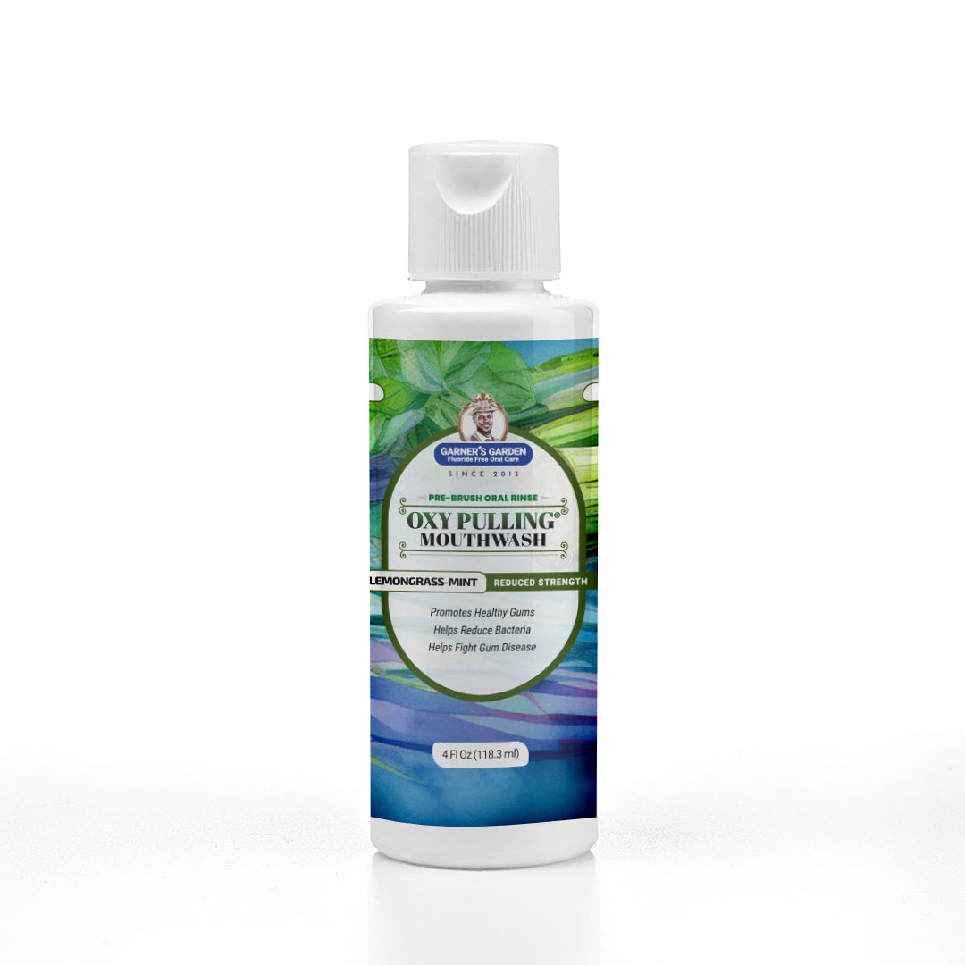 Travel Sized Oxy Pulling Mouthwash | Activated Charcoal | H2O2