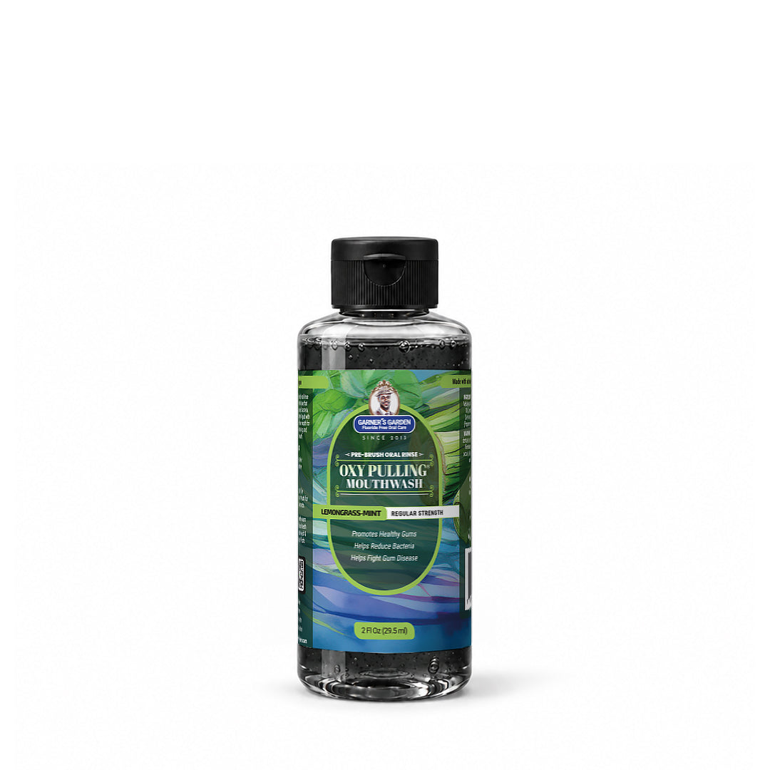 Travel Sized Oxy Pulling Mouthwash | Activated Charcoal | H2O2