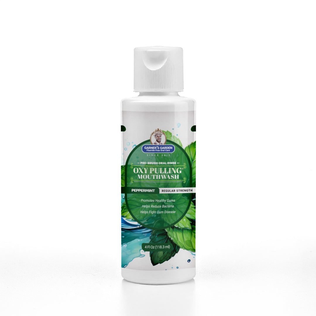 Travel Sized Oxy Pulling Mouthwash | Activated Charcoal | H2O2