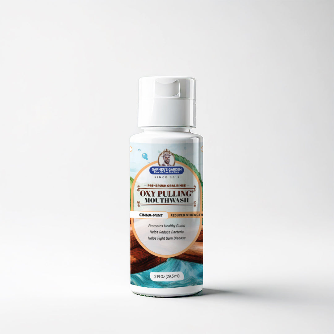 Travel Sized Oxy Pulling Mouthwash | Activated Charcoal | H2O2