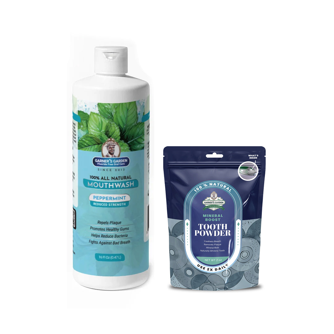 Natural Mouthwash and Tooth Powder | H2O2 | Antibacterial Fluoride-Free
