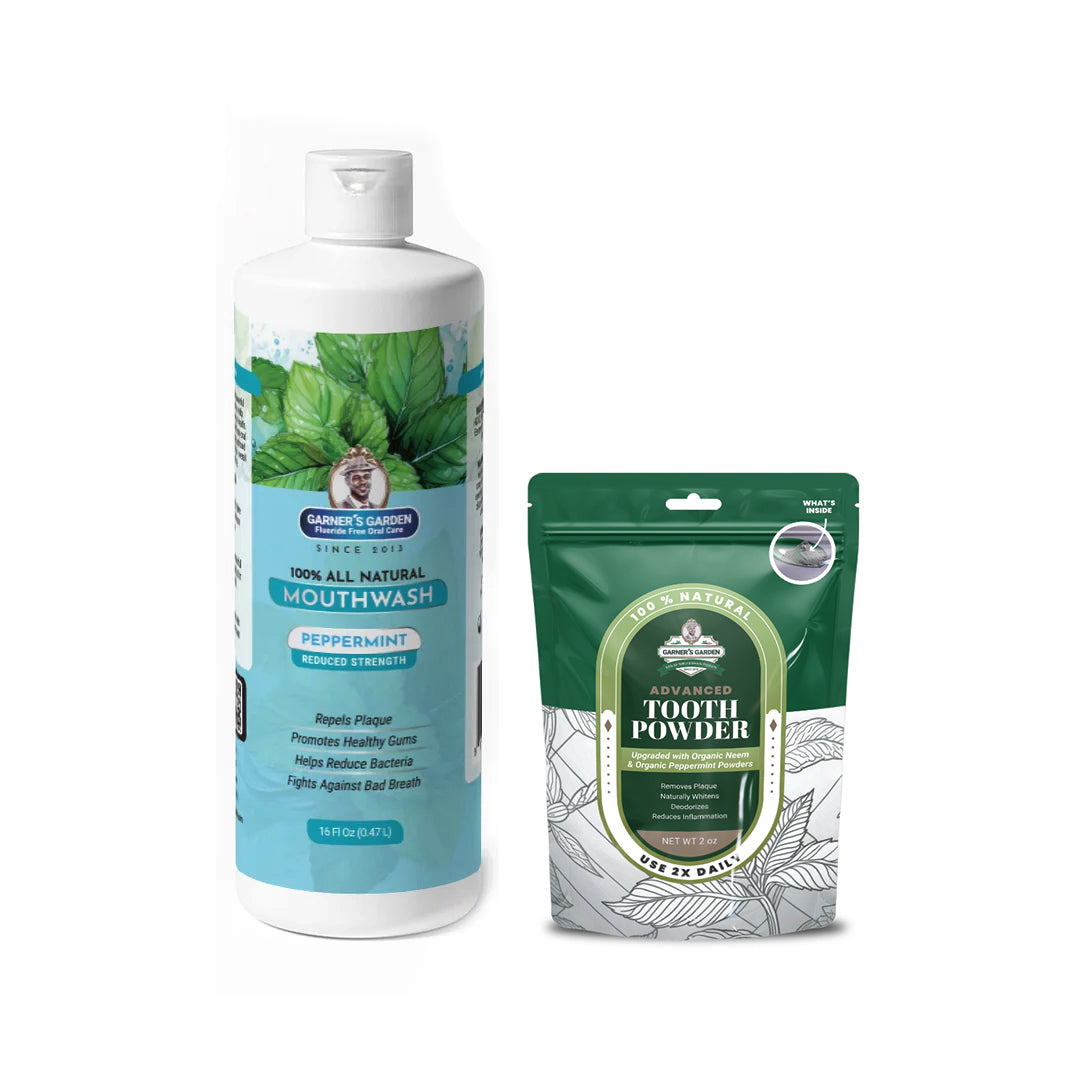 Natural Mouthwash and Tooth Powder | H2O2 | Antibacterial Fluoride-Free