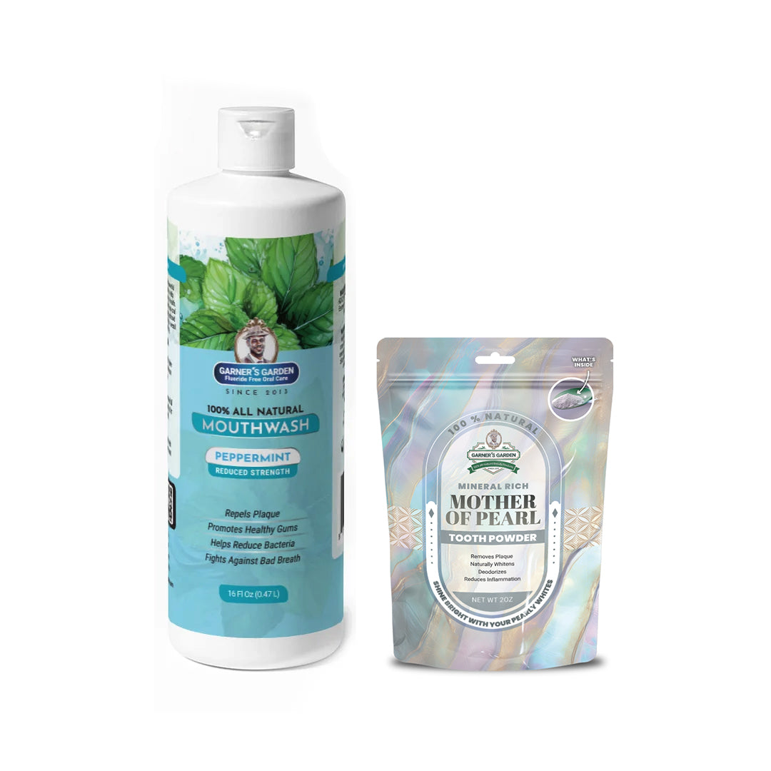 Natural Mouthwash and Tooth Powder | H2O2 | Antibacterial Fluoride-Free
