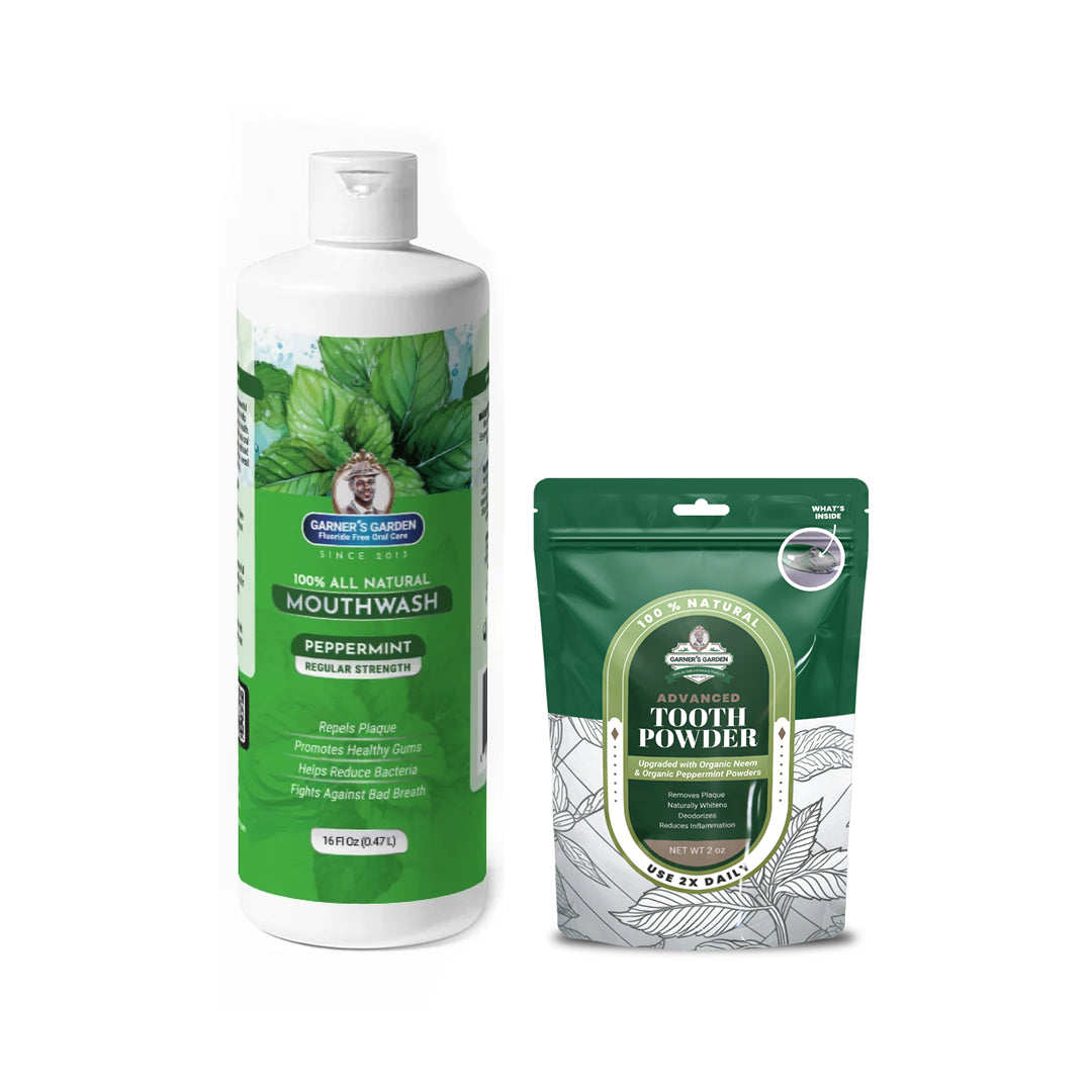 Natural Mouthwash and Tooth Powder | H2O2 | Antibacterial Fluoride-Free