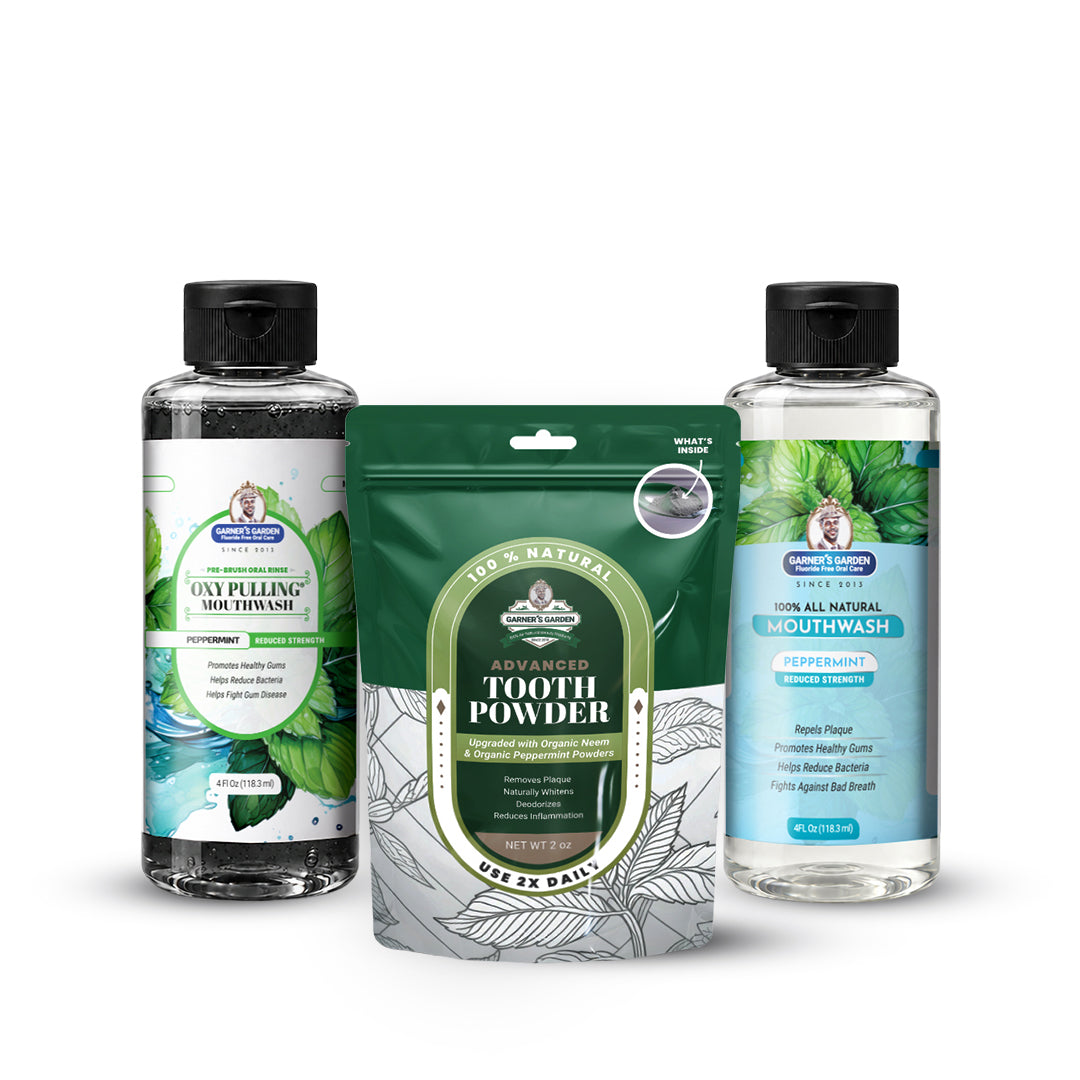 Travel Sized Oral Care Trio | Trio | H2O2 | Fluoride Free